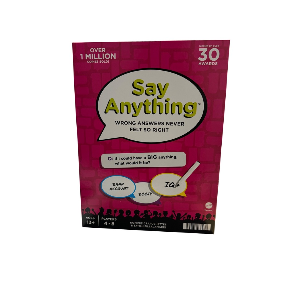 Say Anything Board Game North Star Games Mattel Party Sealed New